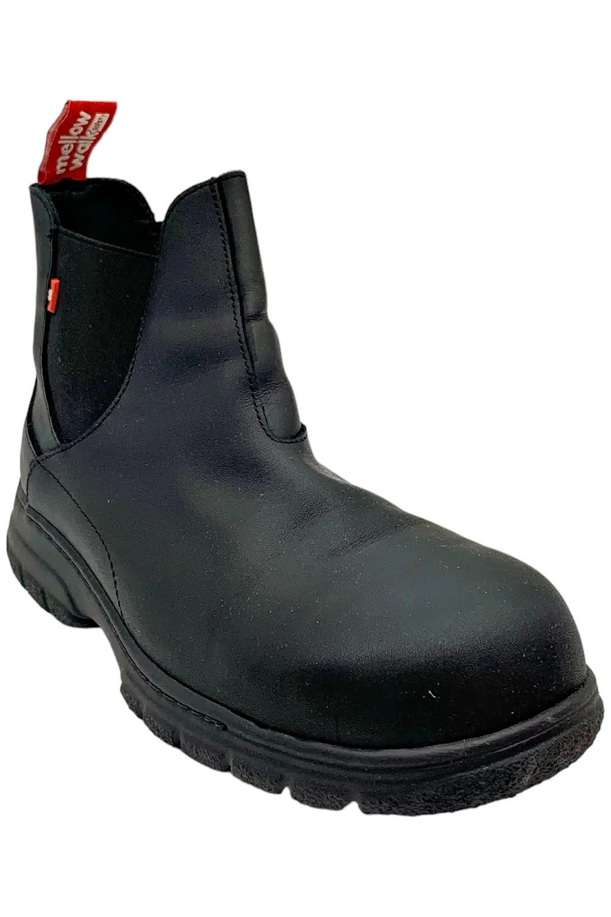 Mellow Walk Women's Maddy Metal Free Safety Boots Black - Medium